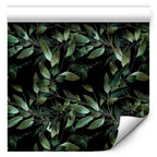 Wallpaper Winged Green Leaves