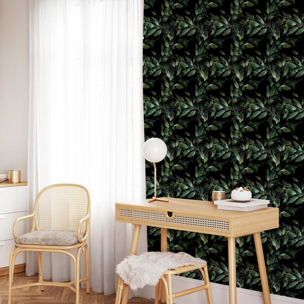 Winged Green Leaves Nature Wallpaper