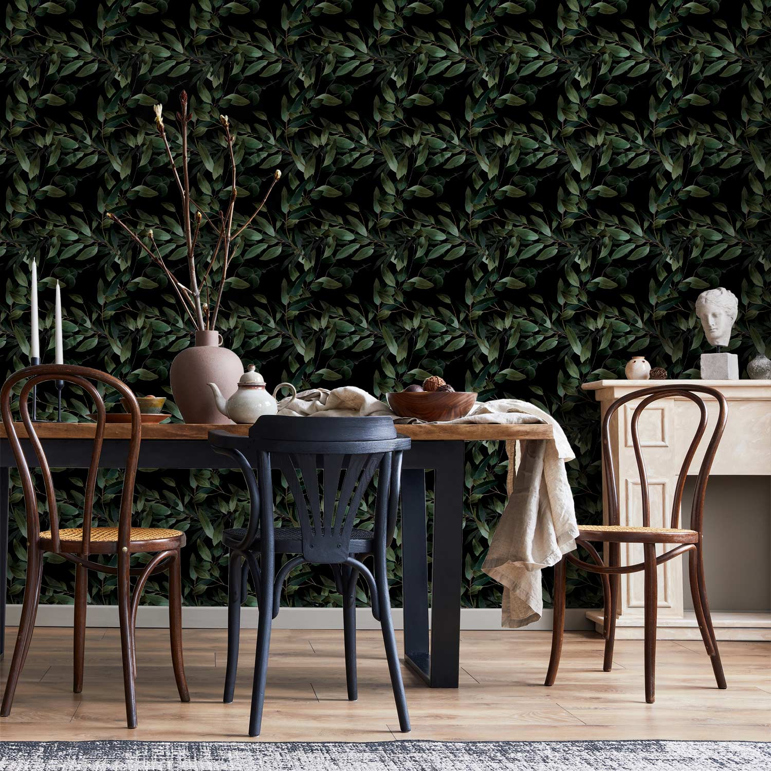 Winged Green Leaves Nature Wallpaper