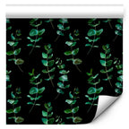 Wallpaper Leaves Emerald Chic