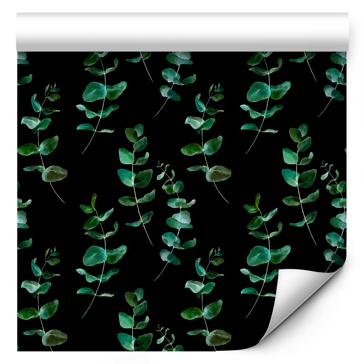 Wallpaper Leaves Emerald Chic