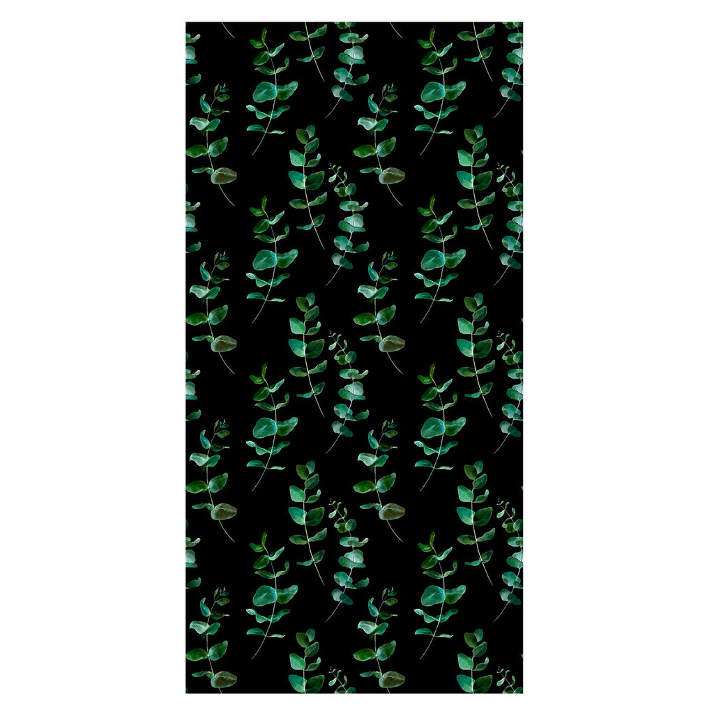 Emerald Leaf Pattern Nature Wallpaper