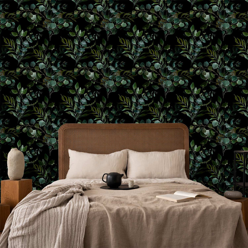 Painted Leaves Nature Wallpaper