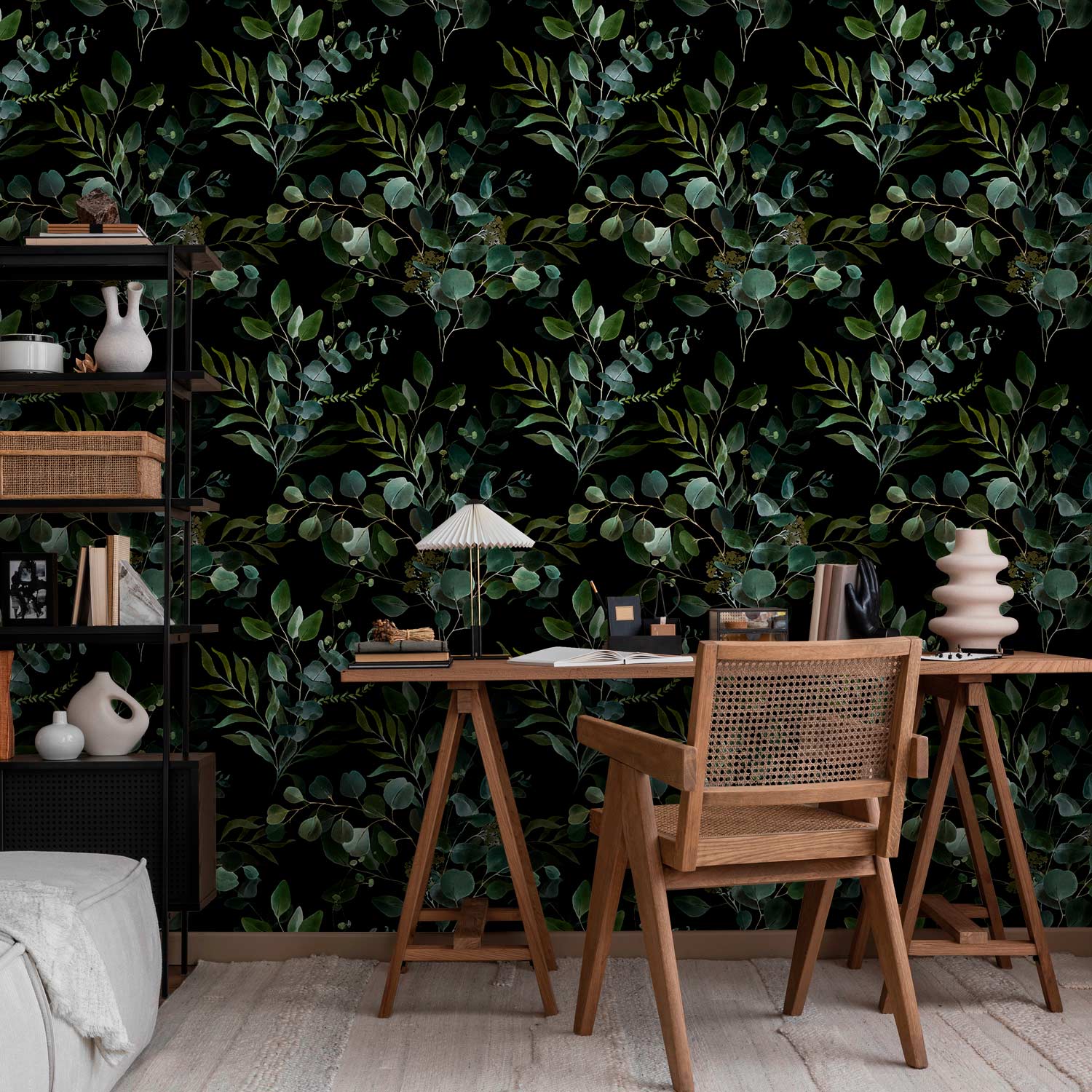 Painted Leaves Nature Wallpaper