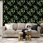 Wallpaper Bouquet of Greenery Leaves