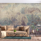 Wall Mural - Floral decorations - plant motif with ornaments in vintage style