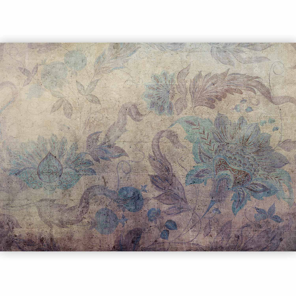 Wall Mural - Floral decorations - plant motif with ornaments in vintage style