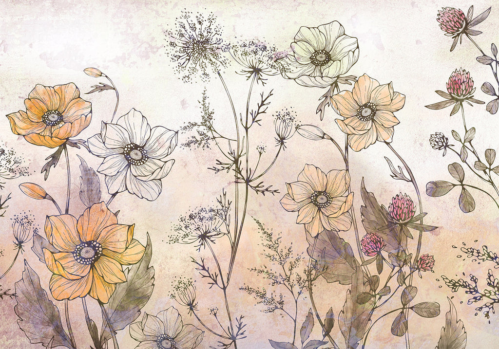 Wall Mural Day in the Meadow