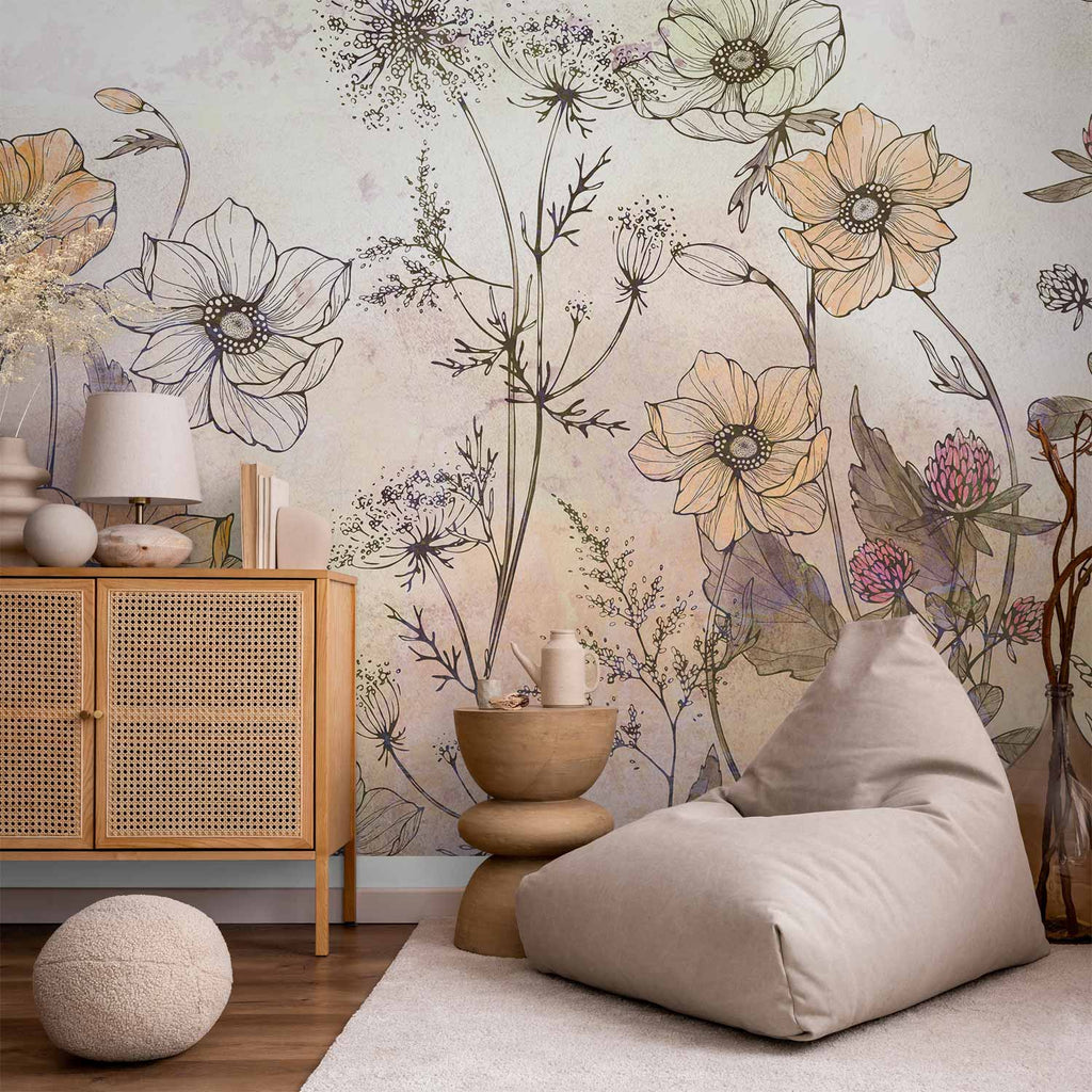 Wall Mural Day in the Meadow