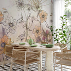 Colorful Meadow Flowers Nature Wall Mural