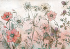 Wall mural Day in the Meadow - Flowers