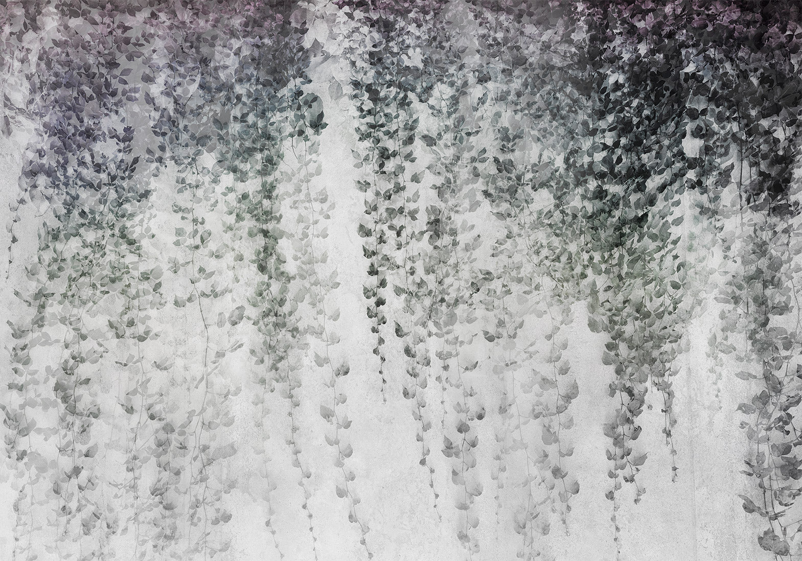 Wall Mural Leaves Oasis Landscape