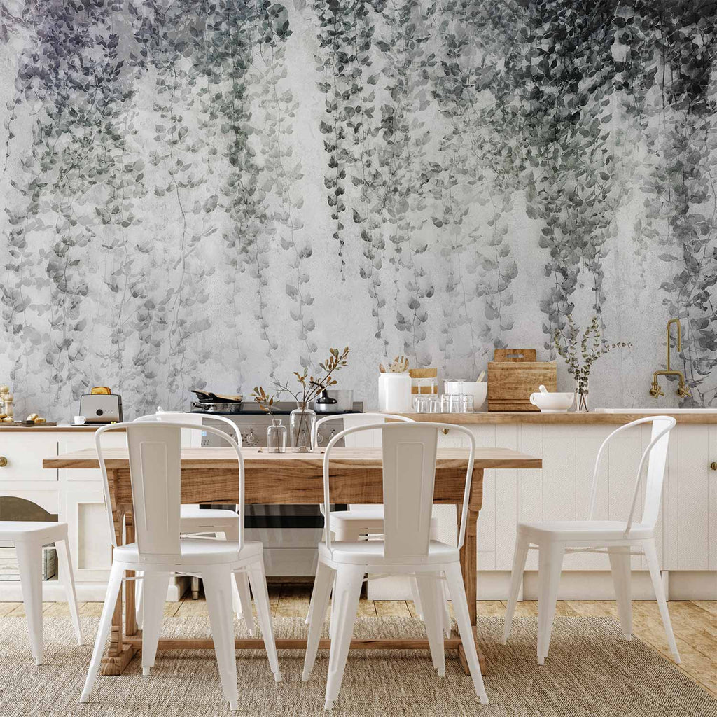 Wall Mural Leaves Oasis Landscape