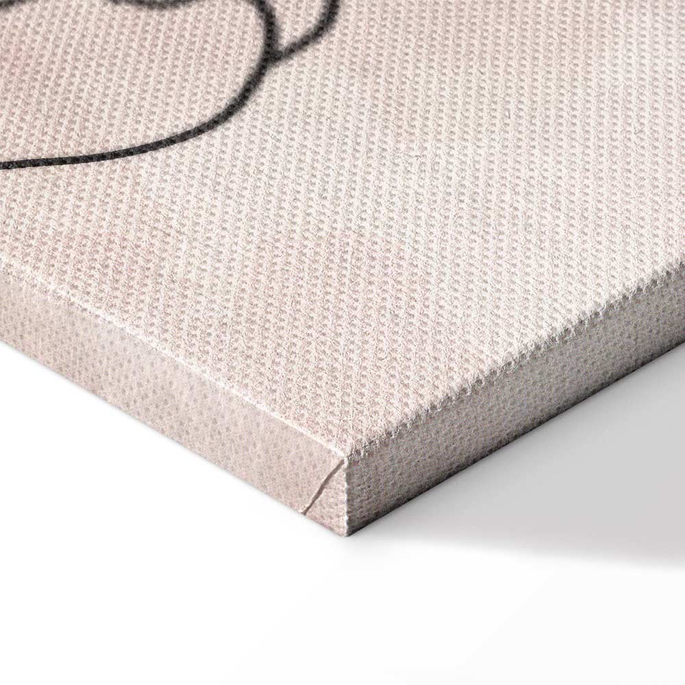 Peaceful Floral Composition Wide Canvas Print