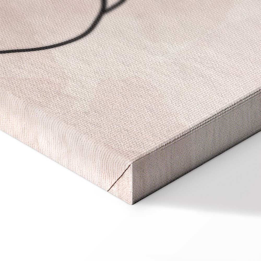 Peaceful Floral Composition Wide Canvas Print