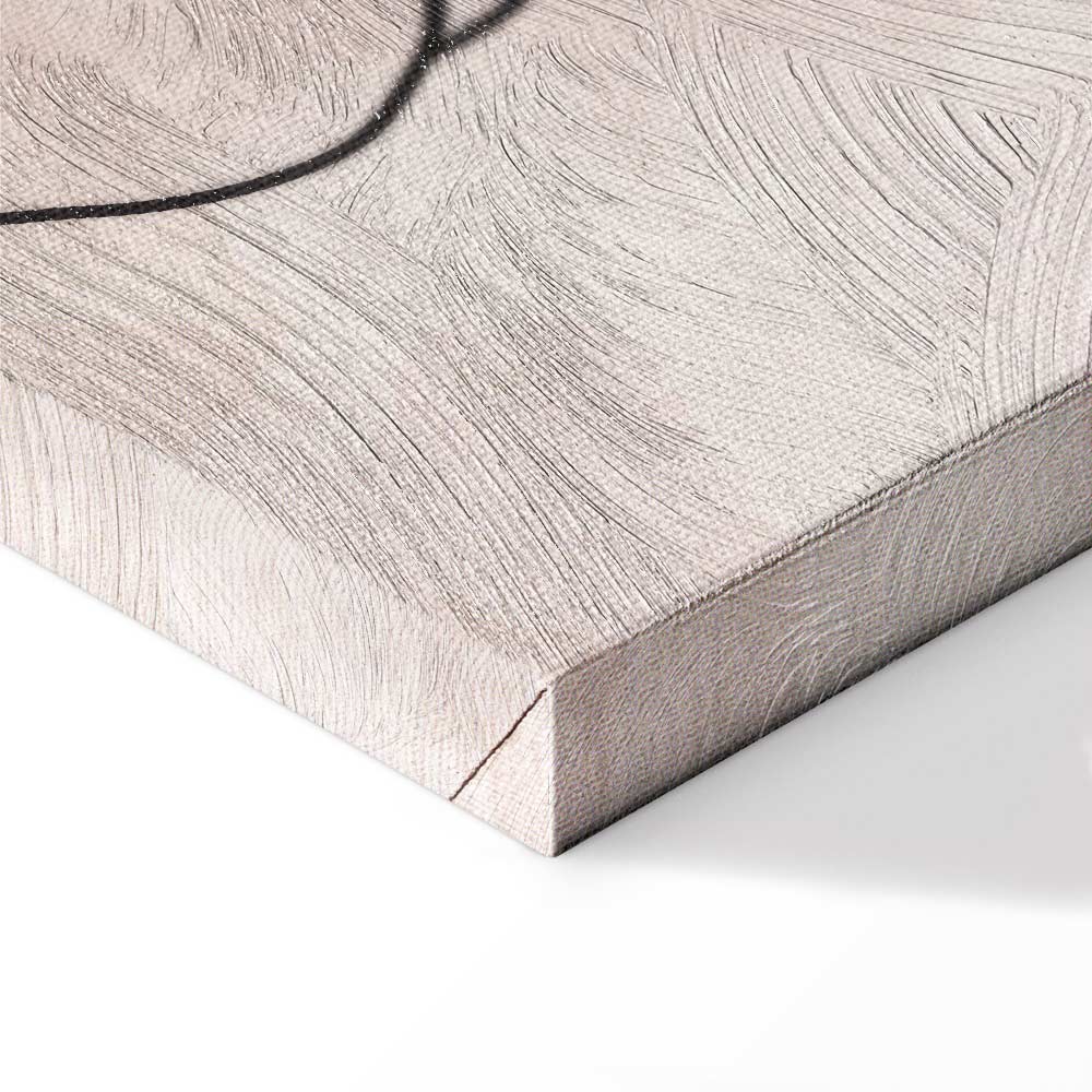 Peaceful Floral Composition Wide Canvas Print