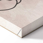 Peaceful Floral Composition Wide Canvas Print