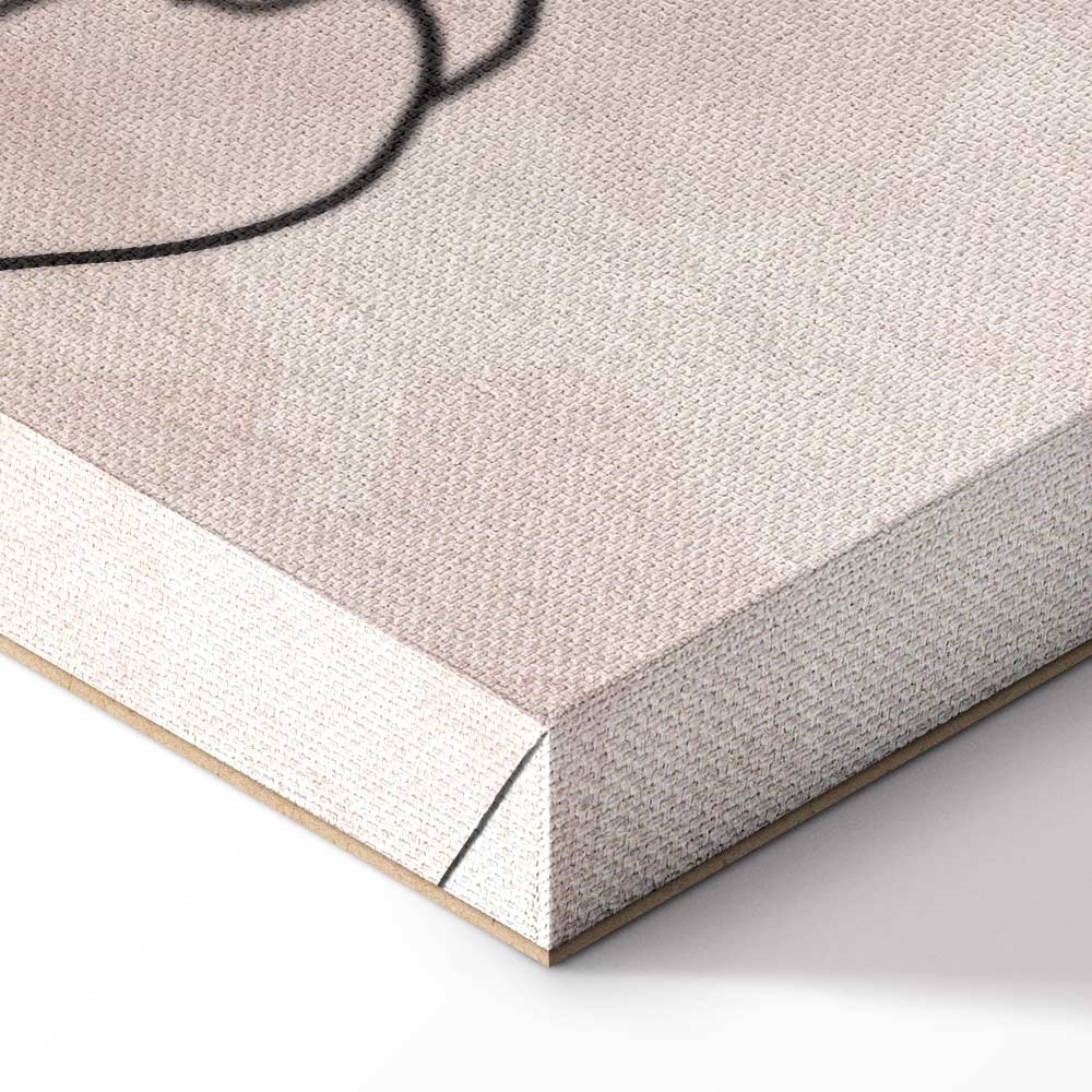 Peaceful Floral Composition Wide Canvas Print