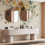 Retro Summer Bloom Floral Wall Mural