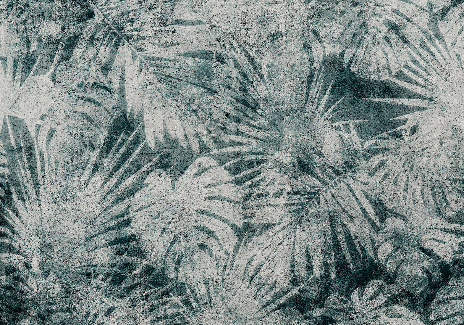 Wall Mural - Exotic Jungle Leaves Pattern