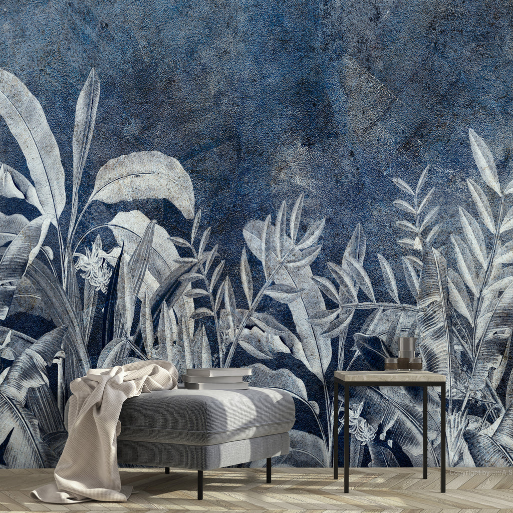 Wall Mural Night Jungle