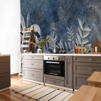 Night Jungle Leaves Nature Wall Mural