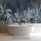 Night Jungle Leaves Nature Wall Mural