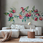 Wall Mural Apple Branch Leaves