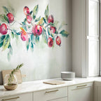 Red Apple Branch Botanical Wall Mural