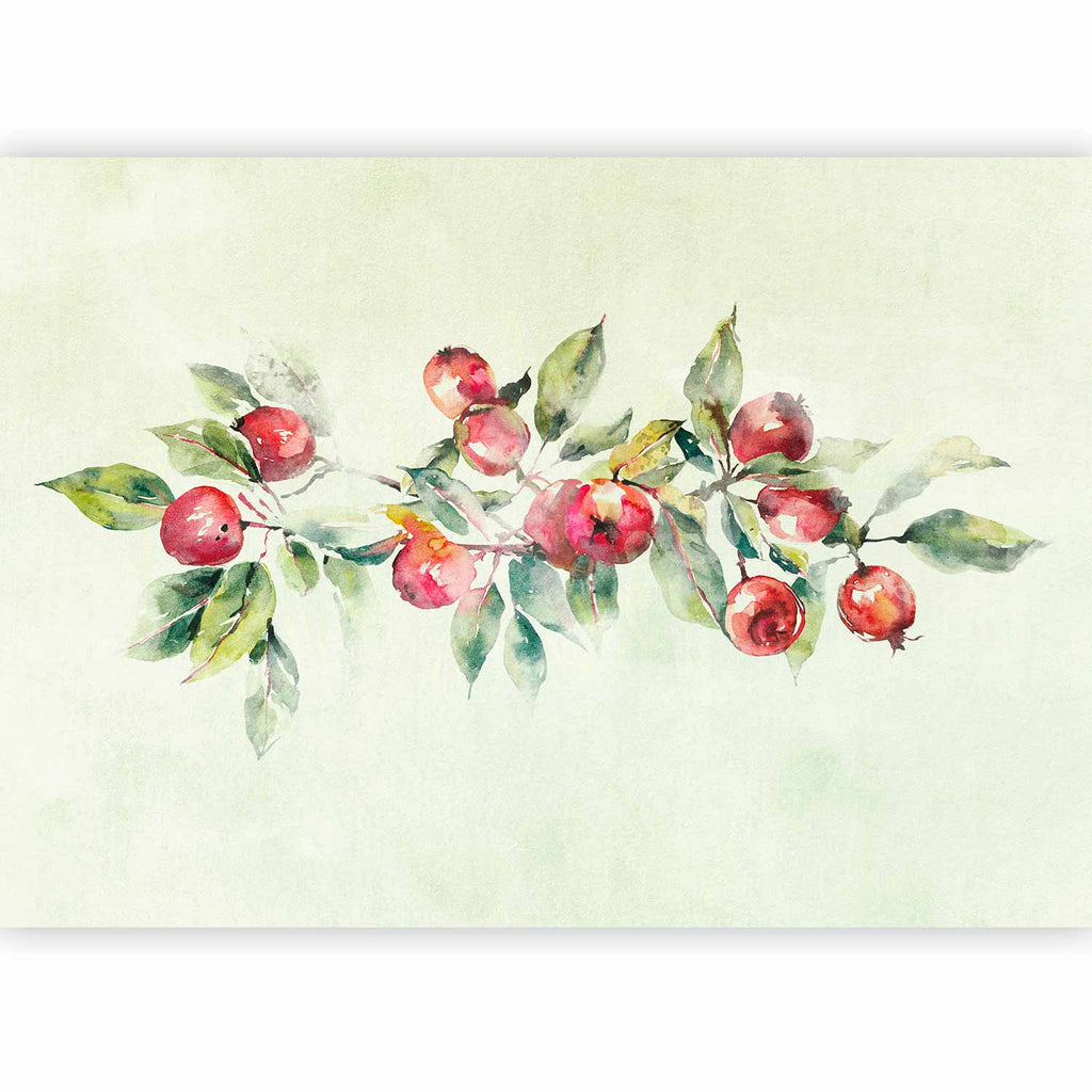 Wall Mural Apple Branch Delicate Landscape