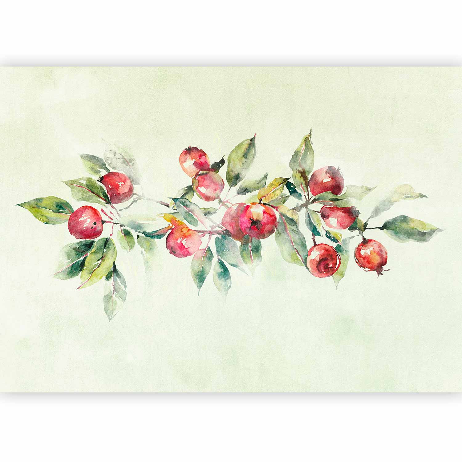 Wall Mural Apple Branch Delicate Landscape