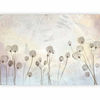 Wall Mural - Minimalist Meadow - Floral in Light Shades