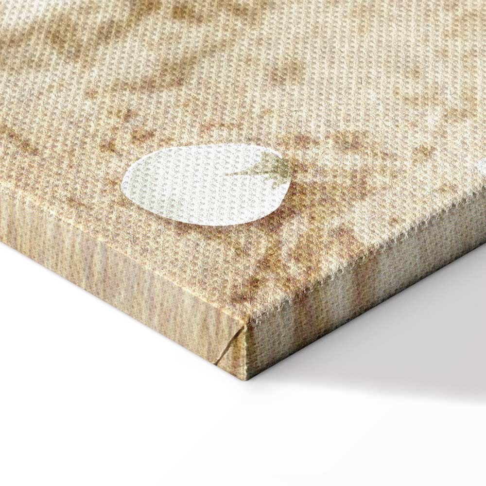 Falling Flowers Floral Canvas Print