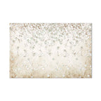 Falling Flowers Floral Canvas Print