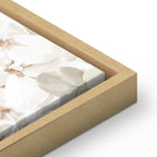 Falling Flowers Floral Canvas Print