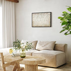 Falling Flowers Floral Canvas Print