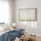 Falling Flowers Floral Canvas Print