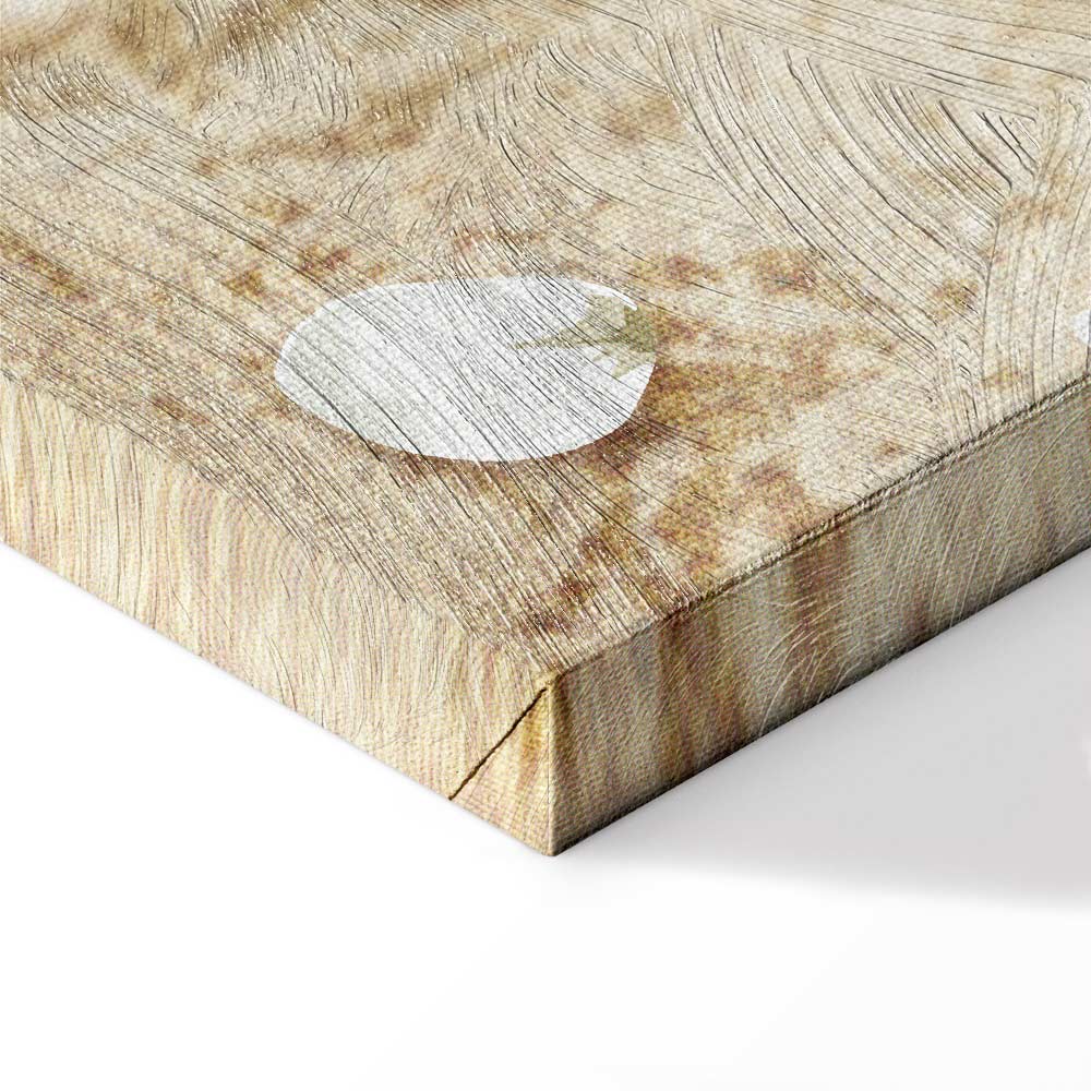 Falling Flowers Floral Canvas Print