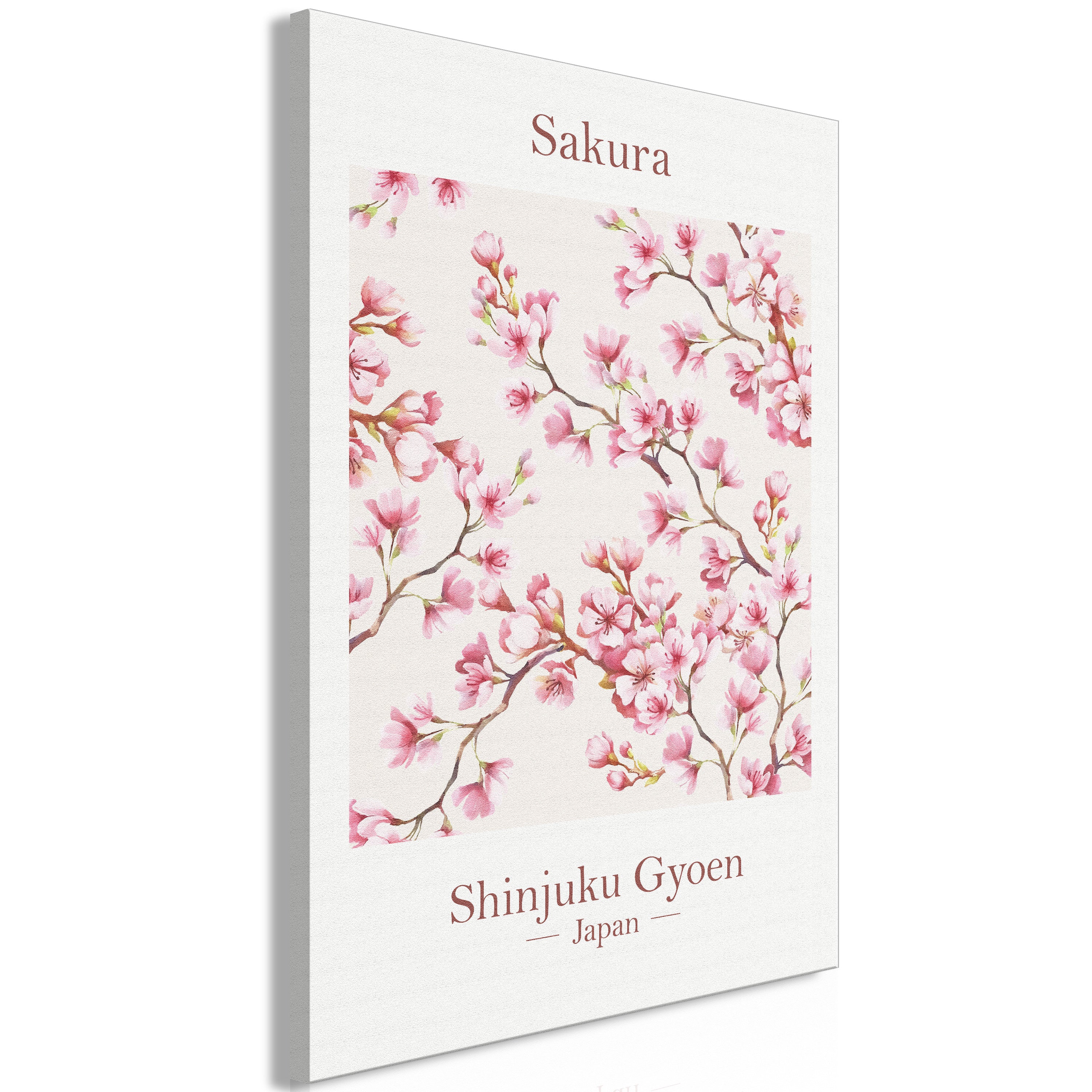Canvas Print Sakura Vertical (1 Part)