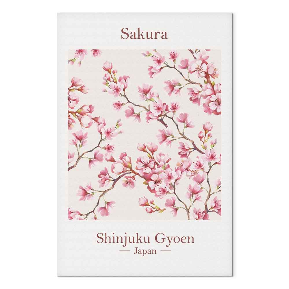 Sakura Blossom Floral Canvas Print