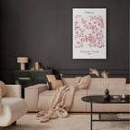 Sakura Blossom Floral Canvas Print
