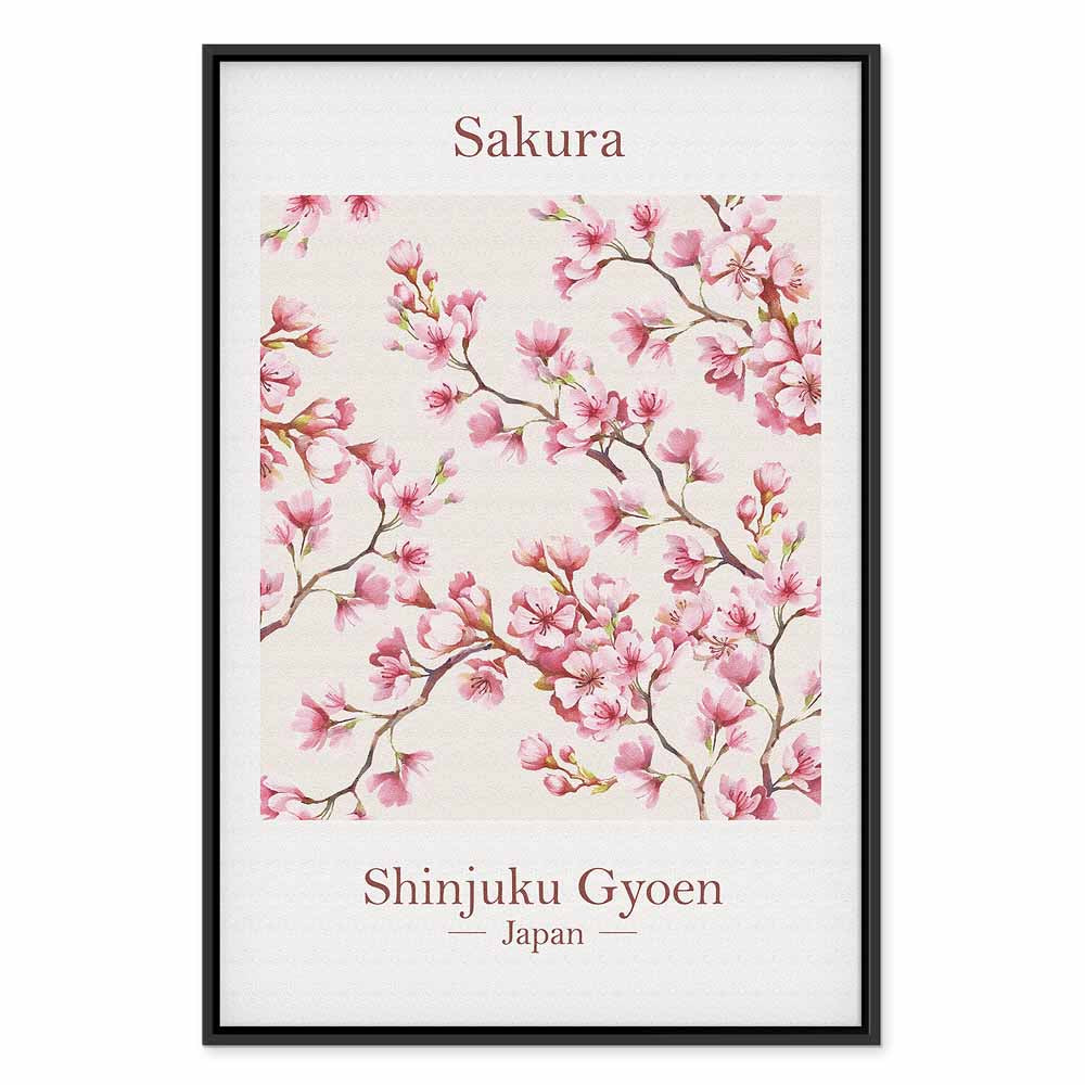 Sakura Blossom Floral Canvas Print