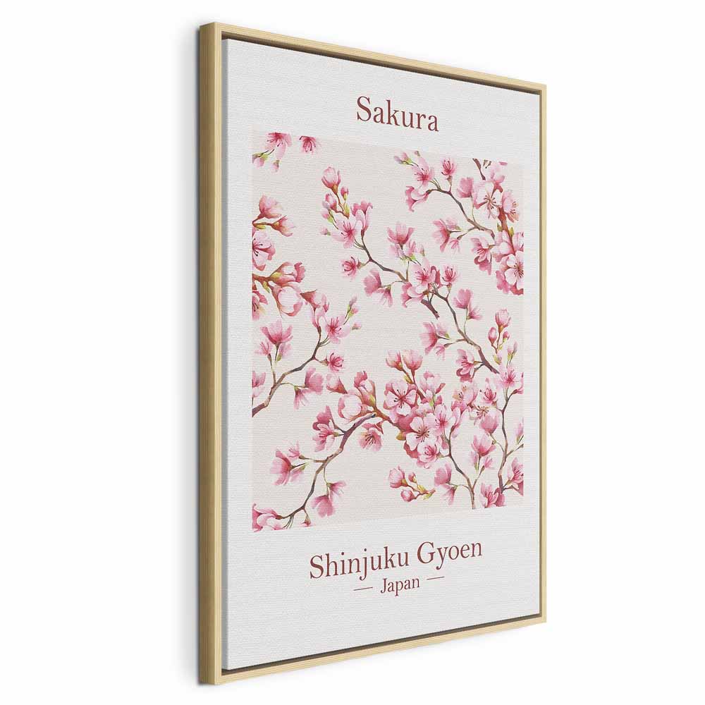 Sakura Blossom Floral Canvas Print