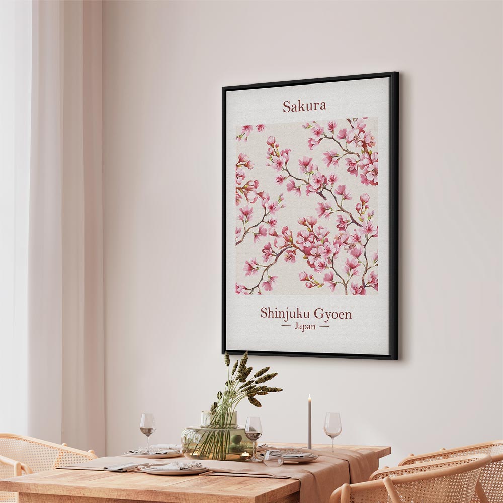 Sakura Blossom Floral Canvas Print