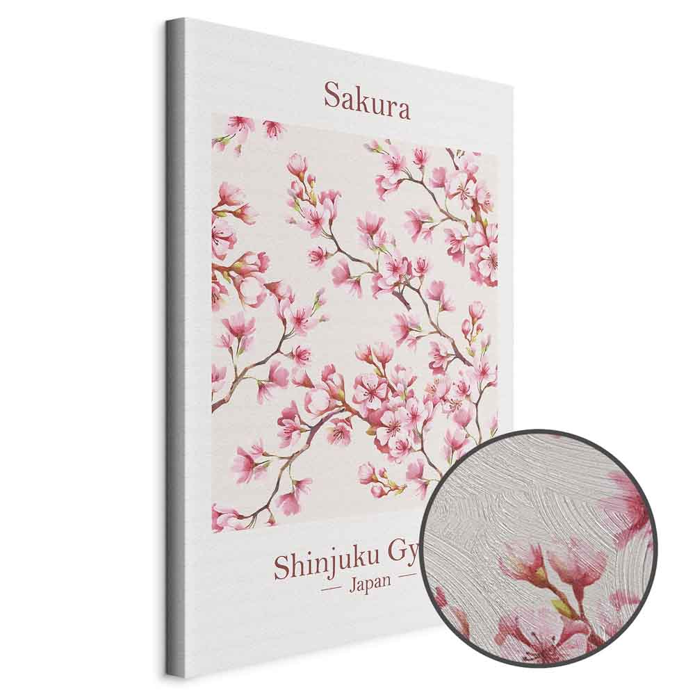 Sakura Blossom Floral Canvas Print