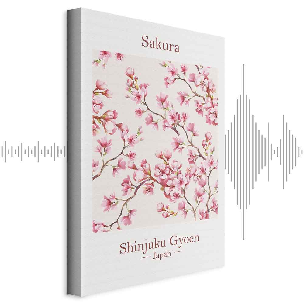 Sakura Blossom Floral Canvas Print