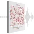 Sakura Blossom Floral Canvas Print