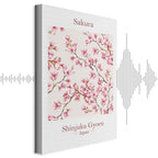 Sakura Blossom Floral Canvas Print