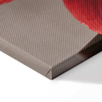 Red Flower Floral Canvas Print