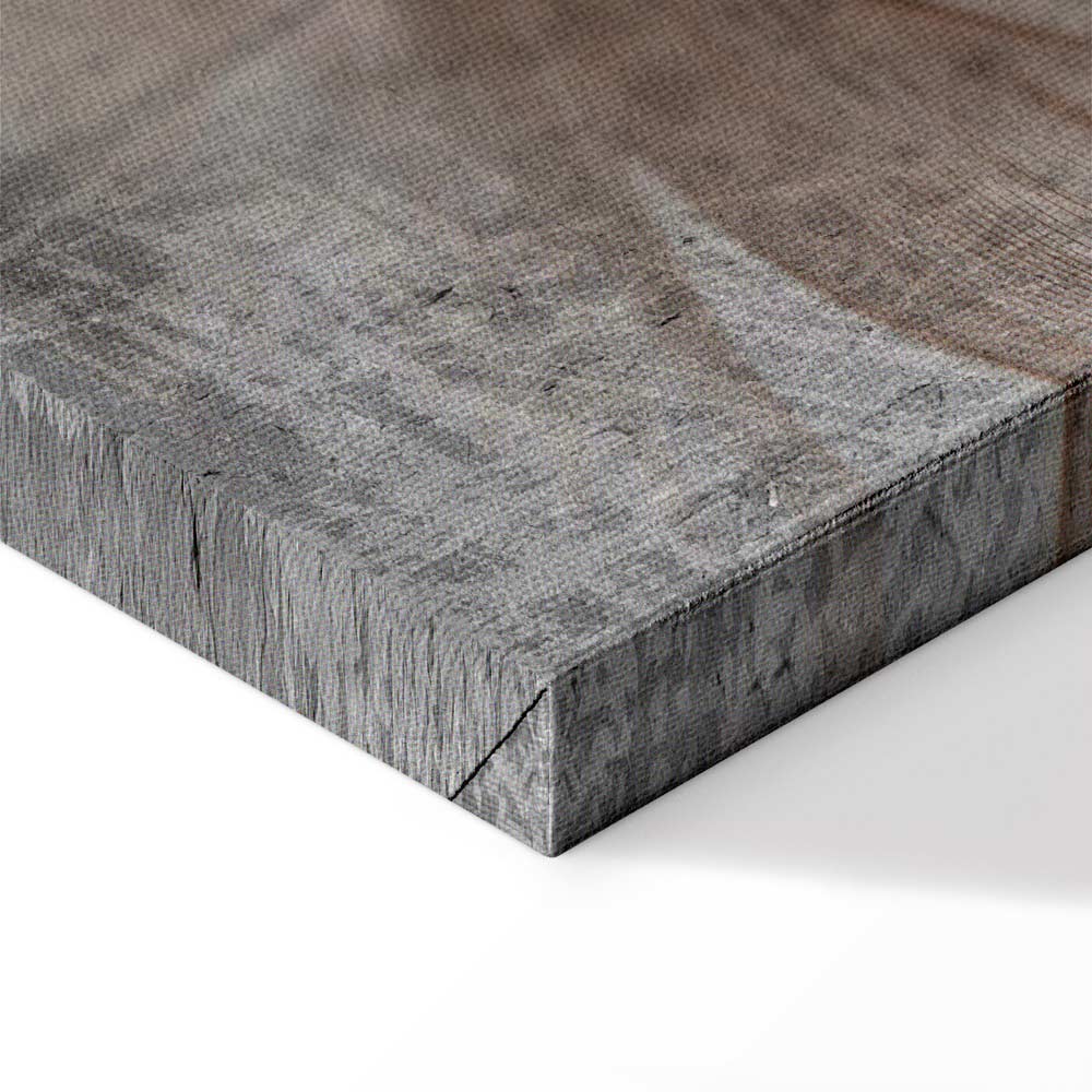 Beige Floral Canvas Print